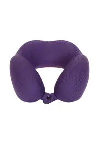 Perna de gat memory foam pentru calatorie - Mov