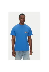 Tricou barbati EQYZT08046 - Bumbac - Albastru - Albastru