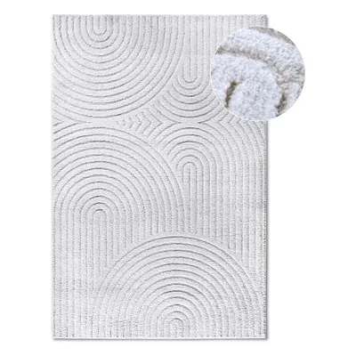 Covor alb 200x280 cm Panglao New York White – Elle Decoration