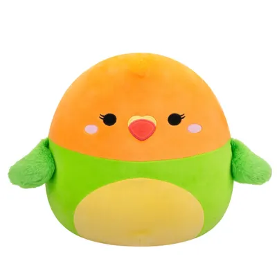 Jucarie de plus, Squishmallows, Papagalul Plath, 35 cm