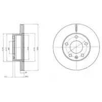 Disc frana DELPHI BG4023