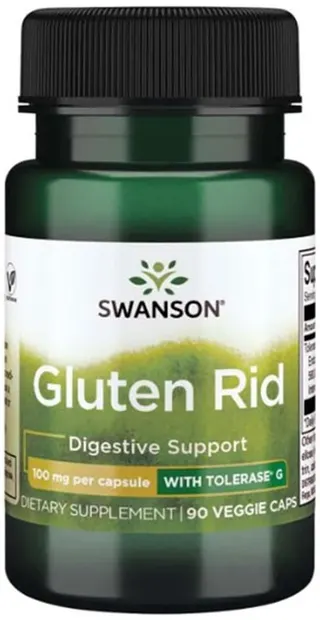 Gluten Rid, 100 mg, 90 capsule vegetale, Swanson
