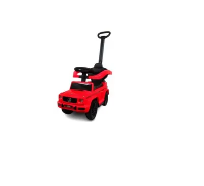 Masinuta copii de impins R-Sport Mercedes G350 AMG Rosu, maner parental detasabil, suport pentru picioare, bara de protectie, melodii si claxon, greutate maxima admisa 25 kg