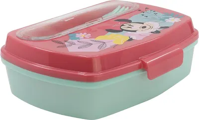 Cutie pentru mâncare Stor Minnie Mouse - Cu tacâmuri