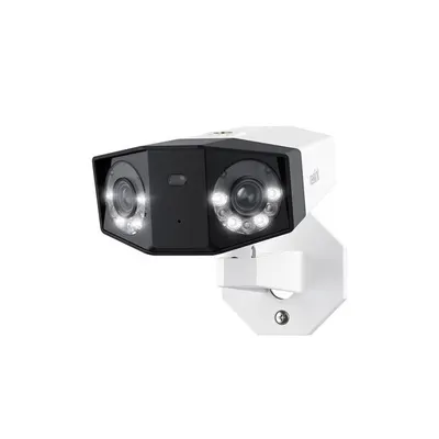 Camera supraveghere panoramica IP Reolink Duo 3 P750, 16 MP, IR / lumina alba 30 m, 2.8 mm, PoE, microfon, difuzor, slot card, detectie persoane / vehicule / animale