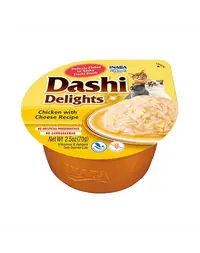 INABA Cat Dashi Delights pui si branza mancare umeda pisica 70 g