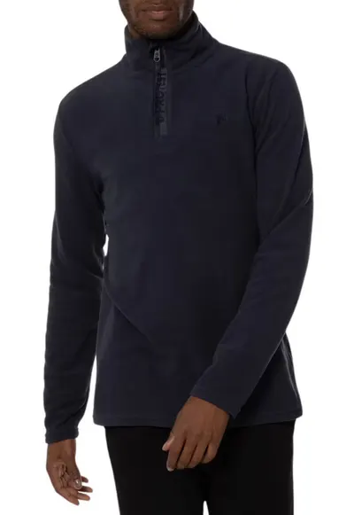 Bluza sport de fleece cu fenta cu fermoar