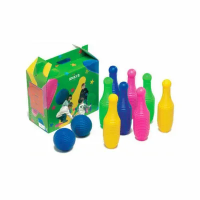 Set de bowling cu 8 popice și 2 mingi