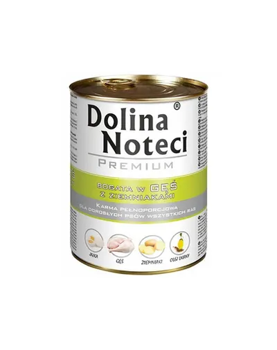 DOLINA NOTECI Premium mâncare câini 6x400g gâscă și cartofi