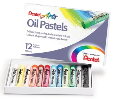 Set pasteluri uleioase Pentel - Arts, 12 culori