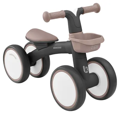 Bicicletă de echilibru KikkaBoo - Ride-On Zipi, negru