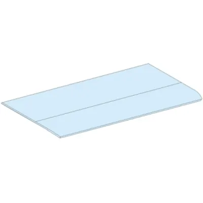 Placa superioara/inferioara, PrismaSeT G, pentru tablou W 300mm, IP30, placa metalica