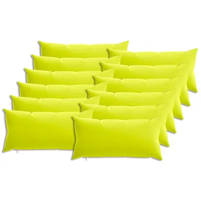 vidaXL Husă pentru pernă 12 pcs HEERLEN Verde strălucitor. 40 x 80 cm