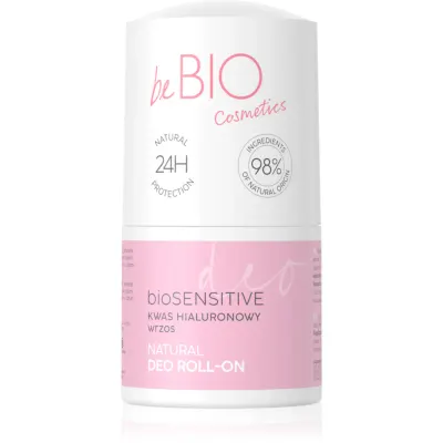 beBIO Hyaluro bioSensitive Deodorant roll-on pentru piele sensibila 50 ml