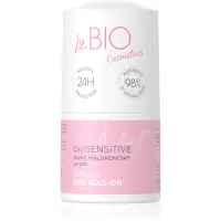 beBIO Hyaluro bioSensitive Deodorant roll-on pentru piele sensibila 50 ml