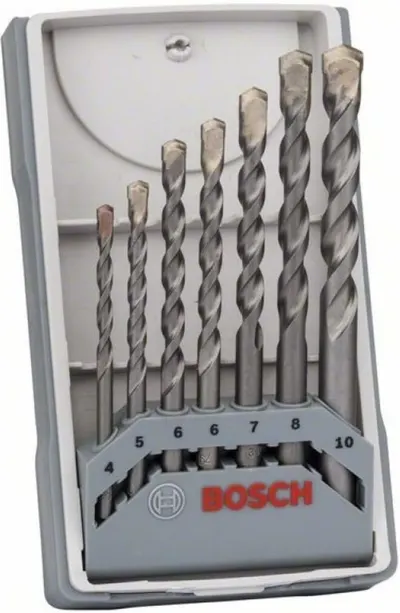 Set de burghie Bosch - X-Pro CYL-3, 7 piese