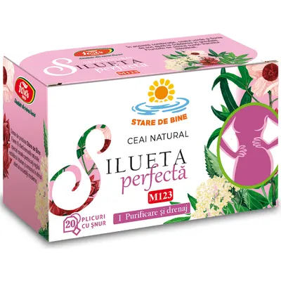Ceai Silueta Perfecta 1 Purificare si Drenaj Stare de Bine 20dz