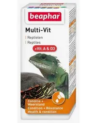 BEAPHAR Multi-Vit Turtle supliment vitamine pentru țestoase, reptile și pești 20 ml