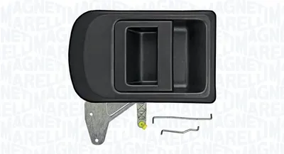 Maner usa Spate Dreapta (extern, negru) potrivit IVECO DAILY II, DAILY III, DAILY IV 2.3D-3.0D 05.99-08.11