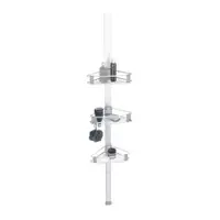 Raft pentru baie argintiu mat telescopic din aluminiu Purio – Wenko