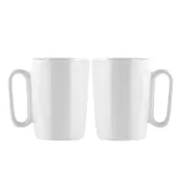 Căni albe 2 buc. din gresie 250 ml Fuori – Vialli Design