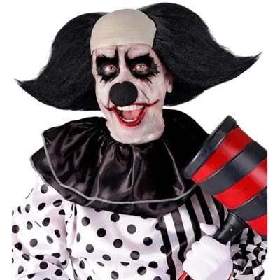 Peruca clown sinistru