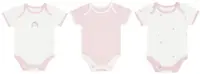 Set de body pentru bebeluși KikkaBoo Hedge-hugs - 3 buc, 0-3 luni