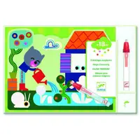Set Djeco pictura cu apa, in gradina