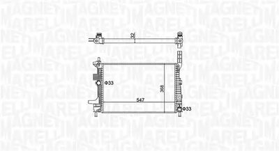 Radiator Motor (manual) Potrivit Ford Focus Iii, Focus Iii Kombi, Kuga Ii, Tourneo Connect V408 Nadwozie Wielko, Transit Connect, Transit Connect V408 Minivan 1.5d 1.6d