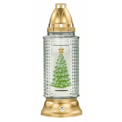 Candela de Craciun cu Bradut Verde