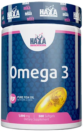 Omega 3, 1000 mg, 500 capsule, Haya Labs