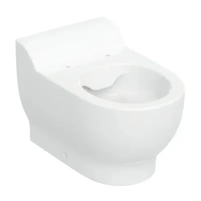 Vas WC monobloc pentru copii, 53 cm x 33 cm, alb, Rimfree, Geberit Bambini