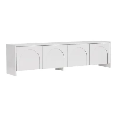Comodă TV albă 180x45x32 cm Aurelia – Kalune Design