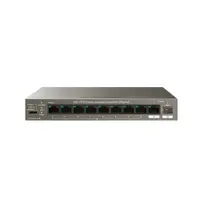 Switch Gigabit PoE cu 8 porturi IP-COM G1110PF-8-102W, 1 RJ45 + 1 SFP, buget 92 W, 20 Gbps, plug and play, fara management