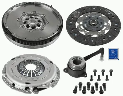 Set Ambreiaj cu Volanta Masa Dubla (240mm) Audi A3, Tt; Seat Altea, Altea Xl, Leon, Toledo Iii; Skoda Octavia Ii, Superb Ii; Vw Cc, Eos, Golf V, Golf Vi, Jetta Iii, Passat 1.8 2.0 Dupa 2004