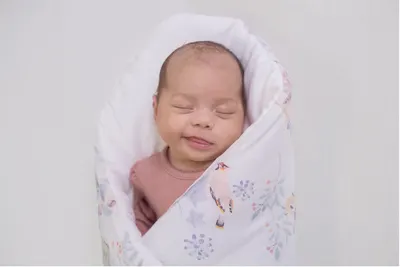 Pilota pentru copii Nature Bamboo by Amy din bambus si umplutura hipoalergenica BabySoft pasari mint