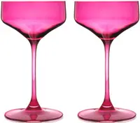 Set de 2 pahare cocktail coupe Viski - Nouveau, 192 ml, fructe de pădure
