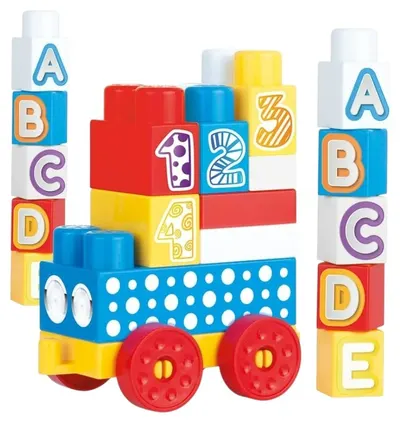 Set de construcție pentru bebeluși Dolu JumBlocks - 25 piese