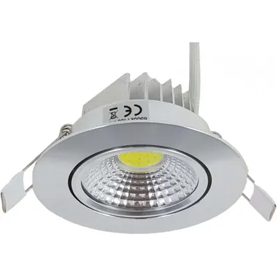 Spot Led COB aluminiu, Ø85, 7W=45W, 6400K, lumina rece, 435Lm
