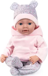 Păpuşă Bayer - Reborn, cu pătură, 38 cm