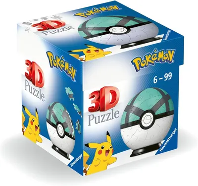 3D Puzzle Ravensburger din 54 piese - Pokemon: Net Ball