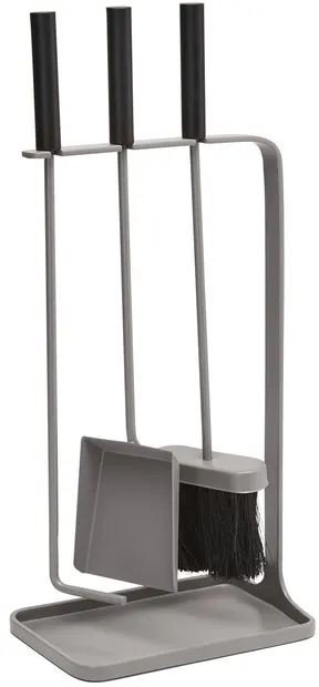Set pentru semineu Philippi - Log, 4 părți, 22 х 15 х 51 cm