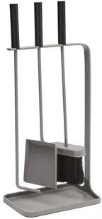 Set pentru semineu Philippi - Log, 4 părți, 22 х 15 х 51 cm