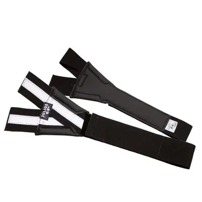 Curea Y, accesoriu pentru hamurile Julius K9, neagra, fixare cu Velcro, margini reflectorizante