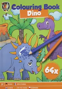 Carte de colorat Grafix Colouring - Dinozaurii, A5, 64 file
