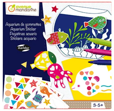 Cutie creativă cu stickere