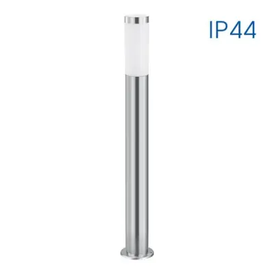 Stalp pentru iluminat exterior Vivalux TOKYO, E27, max. 1x60W, IP44, Ø76x800mm, Nichel, bec neinclus