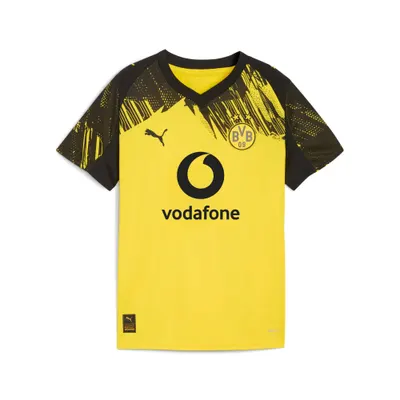 Tricou fotbal copii mânecă scurtă Heimtrikot 25/26, galben PUMA