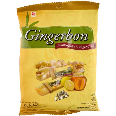 Jeleuri cu Ghimbir, Miere si Lamaie 125g