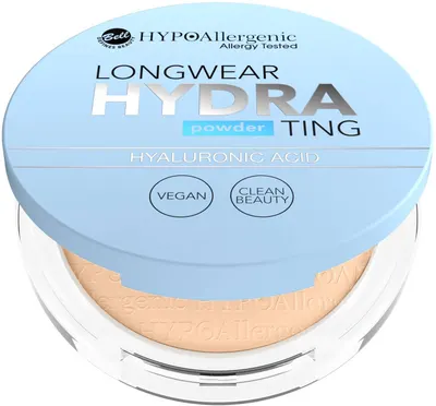 Bell HYPOAllergenic Pudră hidratantă de lungă durată Longwear, 02, 5 g